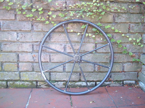 Wheel made of metal Decoration for interior and exterior Unique NEW Handwork rustic