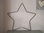 Star metal star decoration made of metal decosters Ø 50 cm