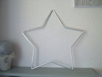 Star metal star zinc plated as wall decoration window decoration handwork