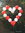 XXL Heart from round iron Ø 1 meter with stick - perfect for decorating - for any occasion