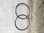 2 Ringe aus Metall - Eheringe - Hochzeitsringe - perfekt zum dekorieren - Gr. 3