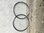2 Ringe aus Metall - Eheringe - Hochzeitsringe - perfekt zum dekorieren - Gr. 3