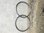 2 Ringe aus Metall - Eheringe - Hochzeitsringe - perfekt zum dekorieren - Gr. 2