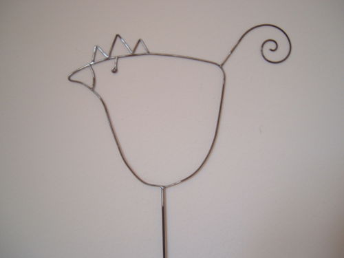 Chicken from metal Easter chick Easter decoration in different sizes